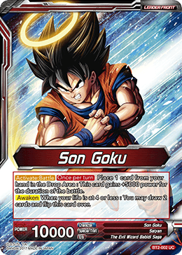 BT2-002 Son Goku - Soul Unleashed Son Goku