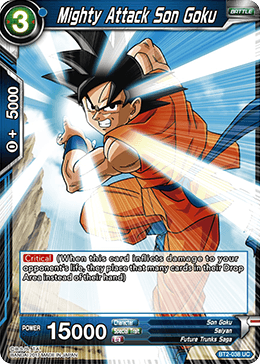 BT2-038 Mighty Attack Son Goku