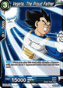 BT2-041 Vegeta, The Proud Father