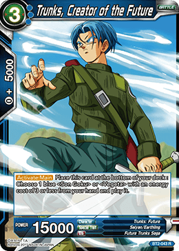 BT2-043 Trunks, Creator of the Future