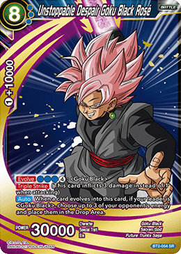 BT2-054 Unstoppable Despair Goku Black Rose