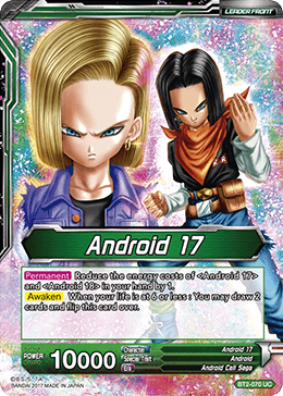 BT2-070 Android 17 - Diabolical Duo Androids 17 & 18