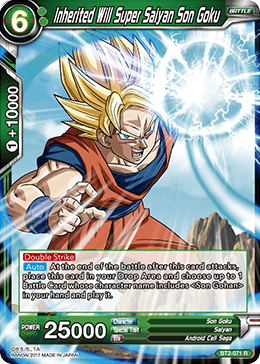 BT2-071 Inherited Will Super Saiyan Son Goku