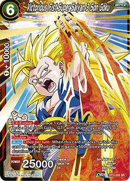 BT3-003 Victorious Fist Super Saiyan 3 Son Goku