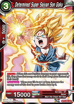 BT3-005 Determined Super Saiyan Son Goku