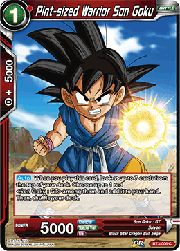 BT3-006 Pint-sized Warrior Son Goku