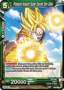 BT3-058 Pressure Assault Super Saiyan Son Goku