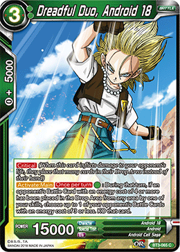 BT3-065 Dreadful Duo, Android 18