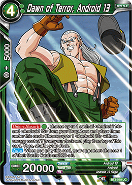 BT3-070 Dawn of Terror, Android 13