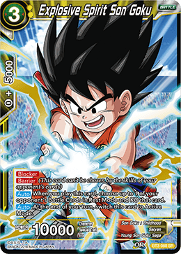BT3-088 Explosive Spirit Son Goku