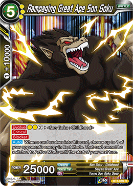 BT3-089 Rampaging Great Ape Son Goku