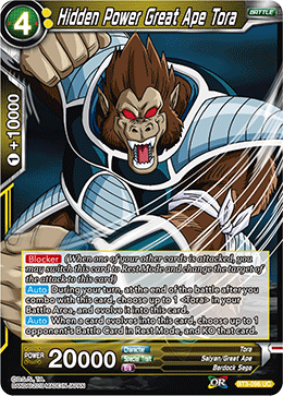 BT3-096 Hidden Power Great Ape Tora