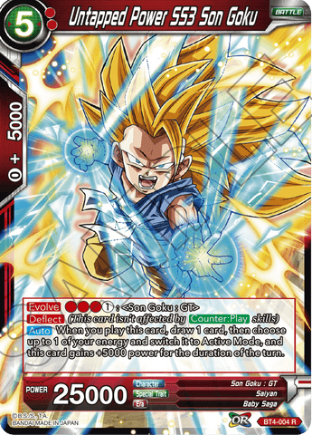 BT4-004 Untapped Power SS3 Son Goku