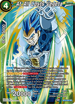 BT4-030 At All Costs Vegeta