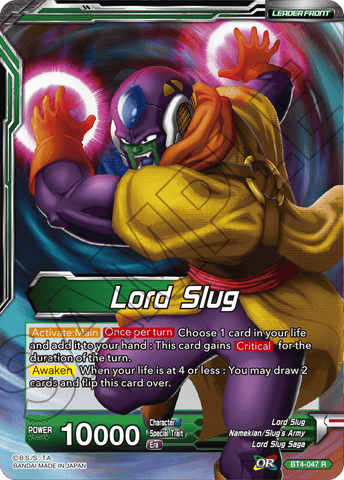 Sealed Large-Size: BT4-047 Lord Slug - Lord Slug, Gigantified