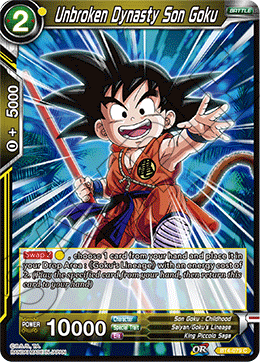 BT4-079 Unbroken Dynasty Son Goku