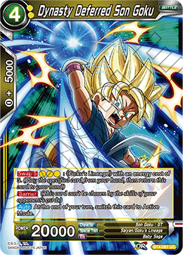 BT4-081 Dynasty Deferred Son Goku