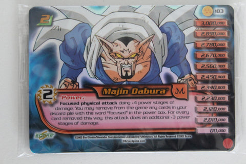 Buu Saga Majin Dabura Personality Deck Pack