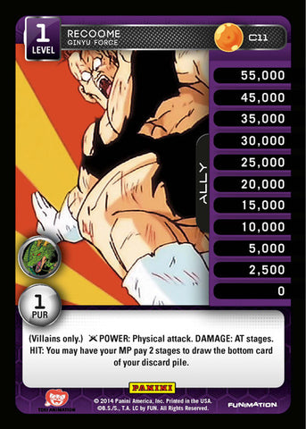 C11 Recoome Ginyu Force Lv1