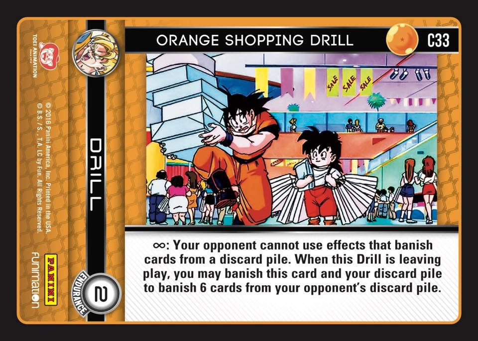 C33 Orange Shopping Drill