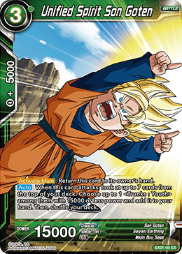 EX01-05 Unified Spirit Son Goten