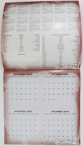 2001 Calendar DBZ Exchange