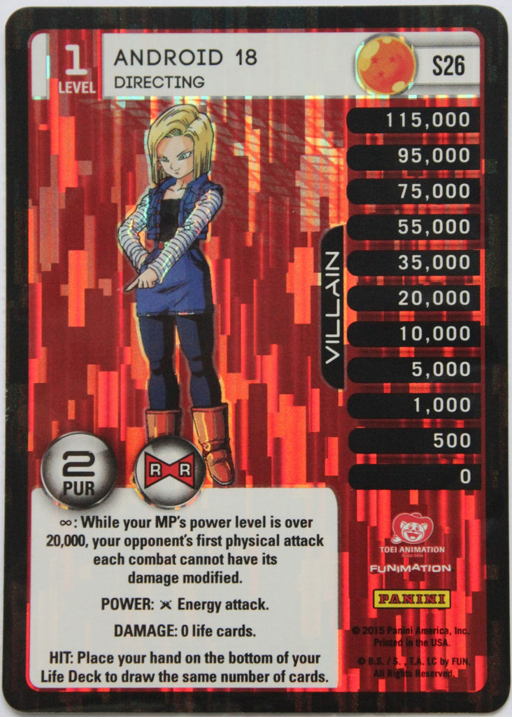 S26 Android 18 Directing Lv1 Foil