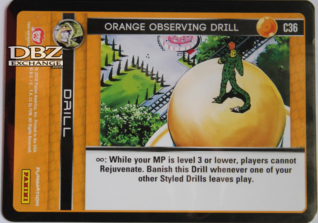 C36 Orange Observing Drill