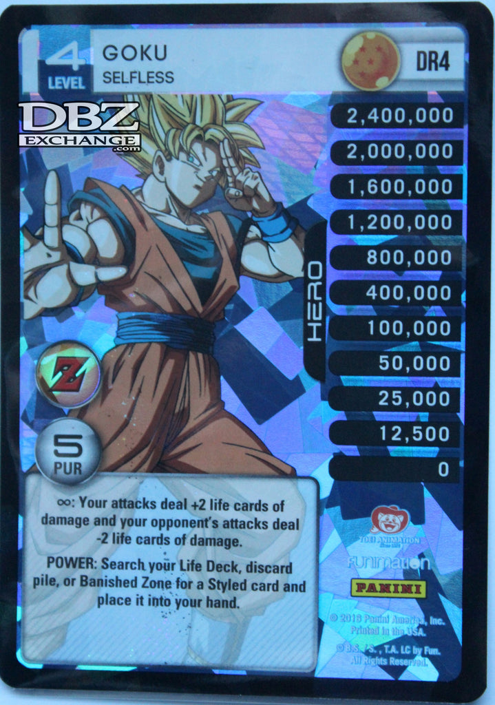 DR4 Goku Selfless Lv4