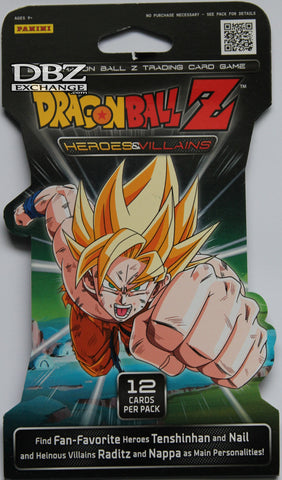 DBZ Dragon Ball Z TCG Panini Heroes & Villains U69 Goku, Thoughtful Foil