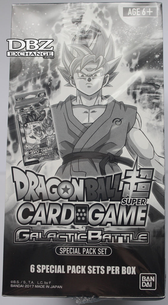 Dragon Ball Super TCG | Galactic Battle Special Pack Box (SP01) DBZ Exchange Dragon Ball Super TCG | Galactic Battle Special Pack Box (SP01) DBZ Exchange