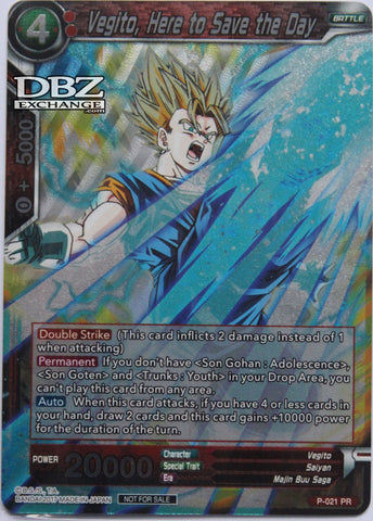 P-021 Vegito, Here to Save the Day