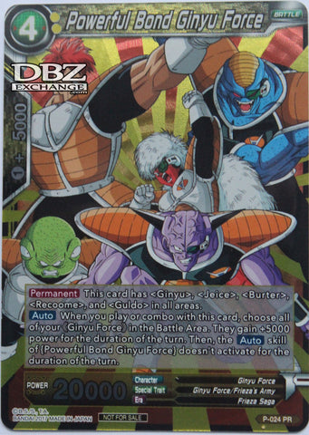 P-024 Powerful Bond Ginyu Force