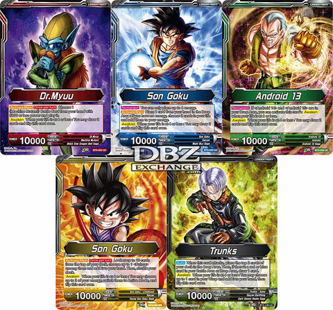 Dragon Ball Super TCG | Leader Uncommon Set - Cross Worlds (B03) DBZ Exchange Dragon Ball Super TCG | Leader Uncommon Set - Cross Worlds (B03) DBZ Exchange