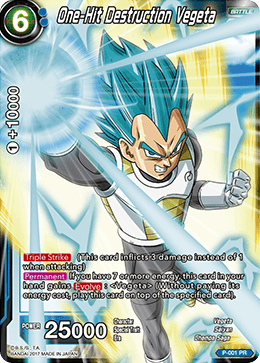 Sealed P-001 One-Hit Destruction Vegeta