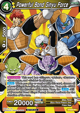 P-024 Powerful Bond Ginyu Force