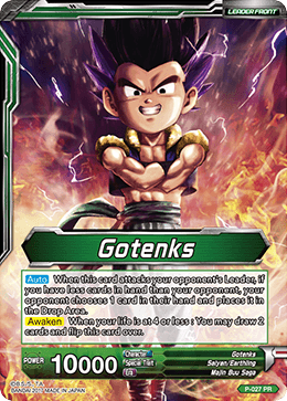 P-027 Gotenks - Prodigious Strike Super Saiyan Gotenks