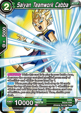 P-041 Saiyan Teamwork Cabba