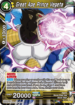 Dragon Ball Super TCG | P-042 Great Ape Prince Vegeta – DBZ