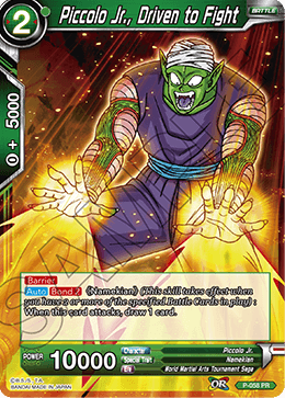 P-058 Piccolo Jr., Driven to Fight