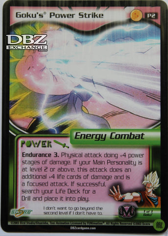 P2 Goku's Power Strike