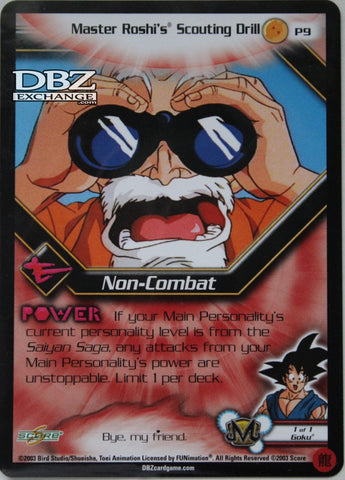 P9 Master Roshi's Scouting Drill