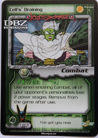 Preview 1 Cell's Draining