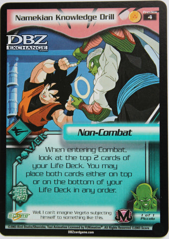 Preview 4 Namekian Knowledge Drill