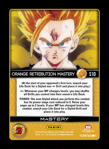 S10 Orange Retribution Mastery