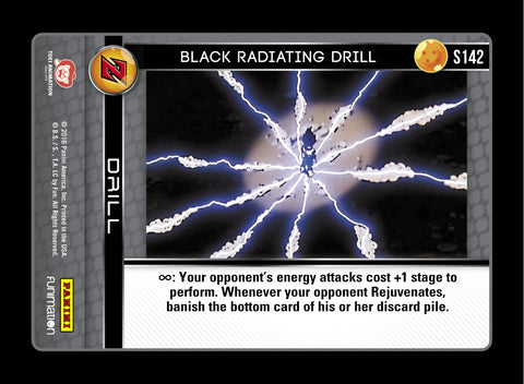 S142 Black Radiating Drill