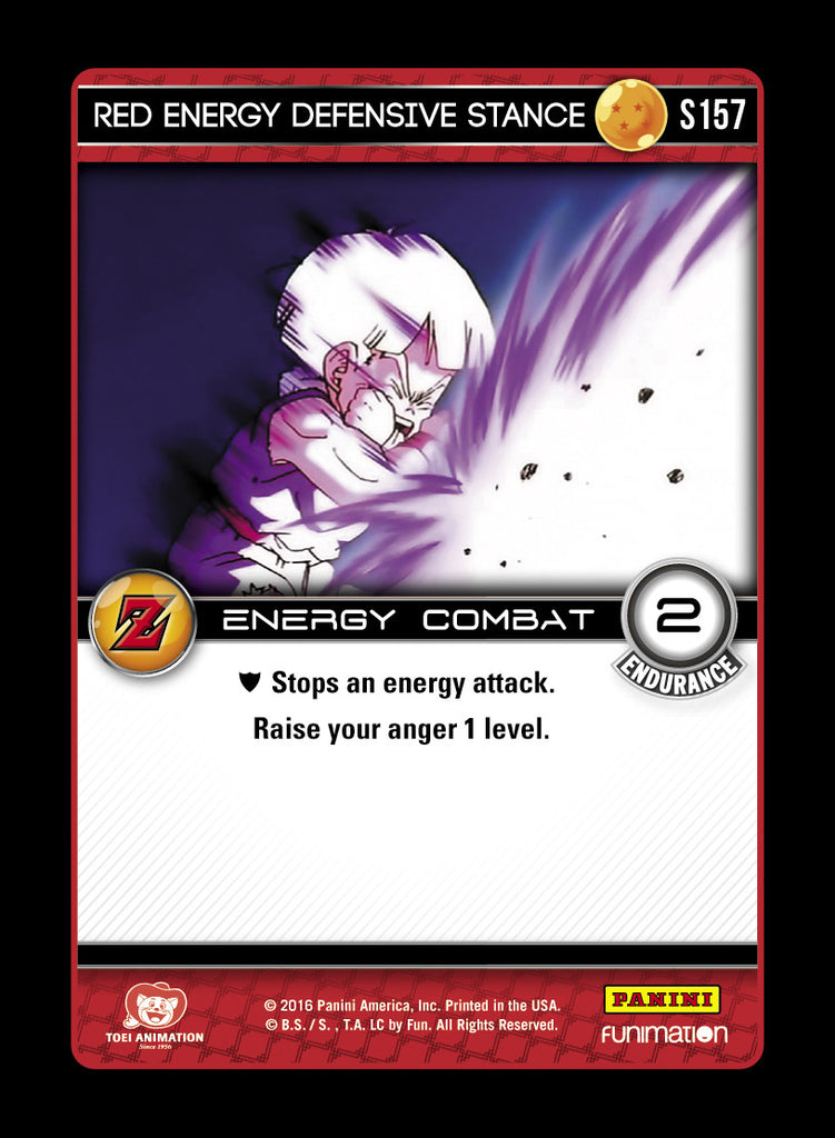 S157 Red Energy Defensive Stance
