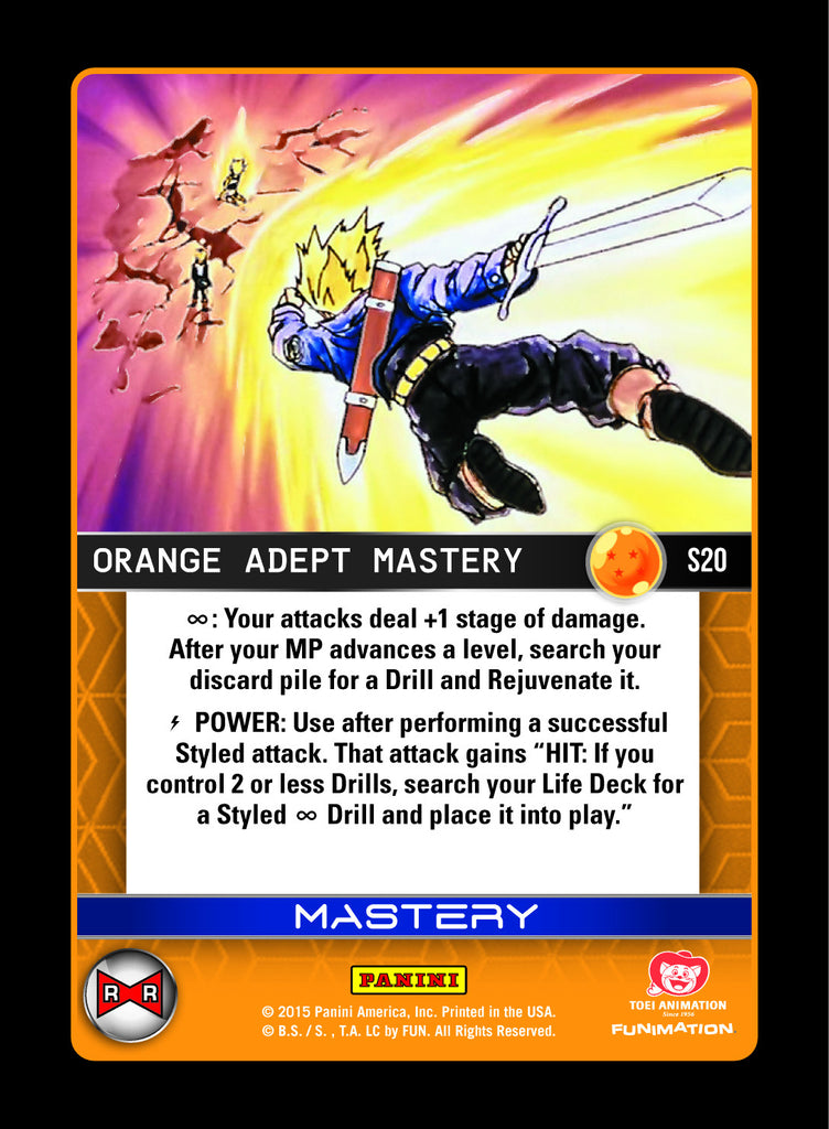 S20 Orange Adept Mastery