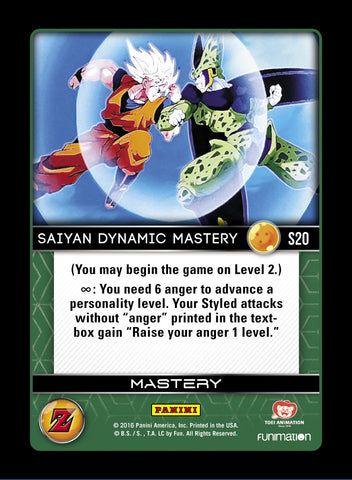 S20 Saiyan Dynamic Mastery