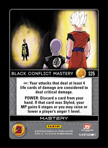 S25 Black Conflict Mastery